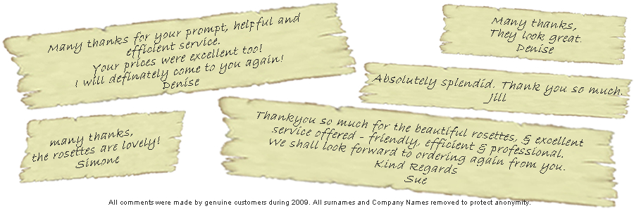 Feedback provided during 2009