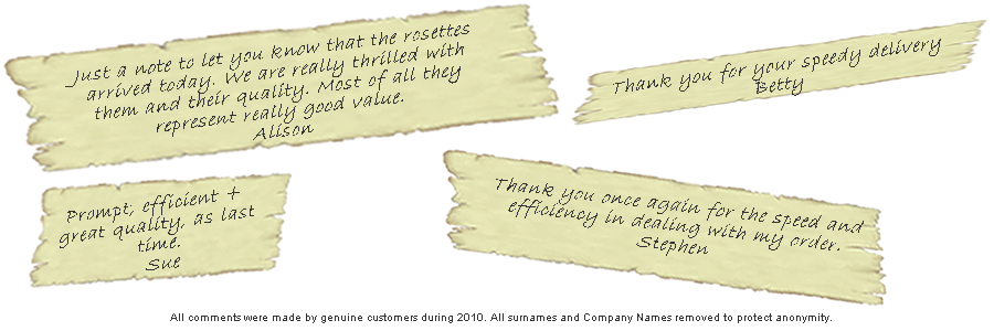 Feedback provided during 2009